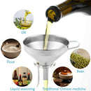 Stainless Steel 5 Piece Kitchen Strainer Funnel Set, Stainless Steel Funnel