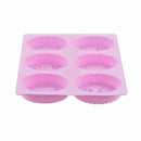 1x 6 Cell Honey Bee Silicone Mold Handmade Chocolate Soap Mould DIY Craft Tool