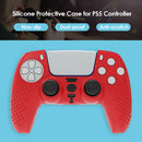 Silicone Controller Protective Case for Sony PS5 Anti-Slip Cover (Red) A