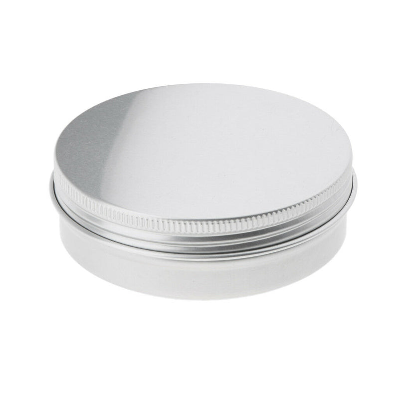 10x 40/100ml Round Aluminium Lip Balm Empty Pot Jar Tin Container Box Case