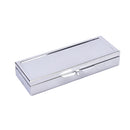 Travel Metal PillBox Medicine Drug Vitamin Tablet Organizer Container Case JBTOC