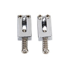 Set Of 6pcs Electric Guitar Bridge Saddles In Chrome 10.5mm String Spacing