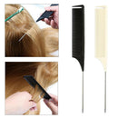 2pcs Heat-resistant Section Weave Highlighting Foiling Hair Comb Salon Combs