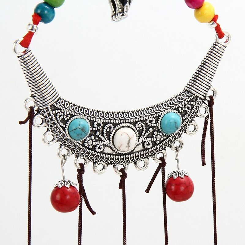 Lucky Elephant Wind Chimes Outdoor Windbell Copper Chinese Knot Beads Chris