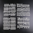 4Pcs/Set Characters For Felt Letter Board Numbers For Changeable Letter Board