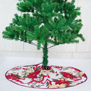 Christmas Tree Skirt Print Floor Mat Festival Decor for New Year (B 90cm)