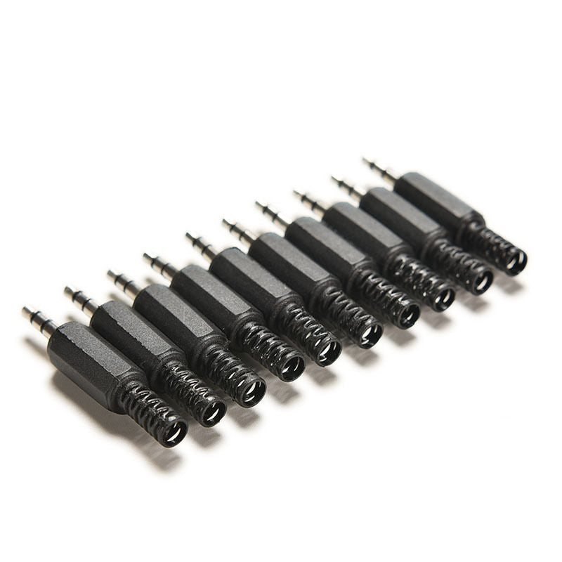 10 pcs 3.5mm 1/8" Audio Male Plug Jack Adapter Stereo Connector Headphone VGUS