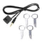 Black Auto Vehicle AUX Cable AUX Receiver Adapter For FORD FOCUS