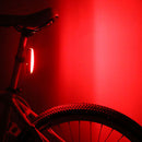 Cycling Bicycle Red LED Rear Lamp Taillight USB Rechargeable Bike Light 6 Modes