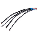 Blue 4pcs 30CM/15 LED Car Motors Truck Flexible Strip Light Waterproof 12V A