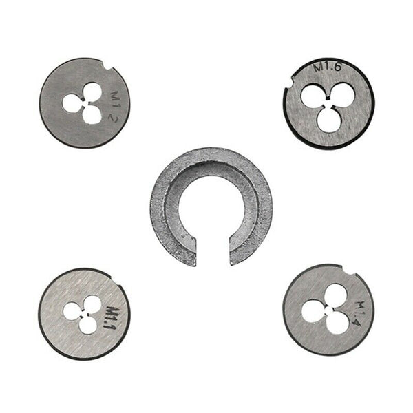 1 Set Mini HSS Metric Taps Dies Wrench Handle Kit M1-M1.6 Screw Thread F4Z7