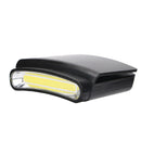 3 Modes COB LED Clip On Cap Light Battery Powered Headlamp Torch Hands-free