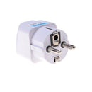 UK/US/LJ to EU European AC Power Plug Travel Wall Adapter Converter New LJ