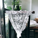 Decoration Desk Runner Rectangle Dinner Eyelash Lace Tablecloth Wedding Cover