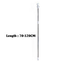 Telescopic Shower Bath Curtain Rail Extendable Heavy Duty Stable Steel Po LTP