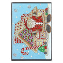 DIY Santa Claus Special Shaped Diamond Painting 60 Pages A5 School Notebook