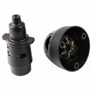 Tirol 7 Pin Car Trailer Plug+7 Light Connector Round Socket N-Type Transfer V1R3