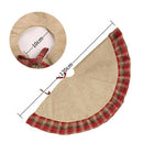 Christmas Tree Skirt Felt Apron Stands Base Cover Floor Mat Pad Xmas DecorS Ew