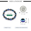 Unisex Magnetic Bracelet Beads Hematite Stone for Therapy Health Care Hemat R3Q4