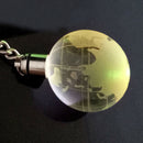LED Glow Pendant Keychain Key Chain Key Ring Holder Jewelry Gift Souvenirs SEW