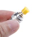 2Pcs BNC male plug to SMA female jack RF adapter connector  Z