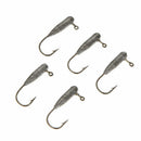 Artificial Small Lead Head Hook Lure Combination Fishing Soft Lure Bait S WDN