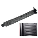 1pc PCI Bracket Slot Cover Dust Black Steel Blank Black Plate 4.75 Dlqq D2N1