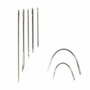 7x Repair Sewing Needles Kit Upholstery Carpets Canvas Leather Curved