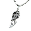 Bohemia Stainless Steel Angel Wing Pendant Necklace Collection Party Jewelry