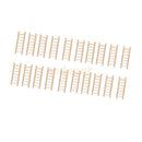 20 Pieces Micro Landscape Decor Wooden Ladder Ornament Garden DIY Crafts