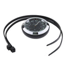 Motorcycle Bike Dial Clock Watch Thermometer Hygrometer Hygrometer - Black