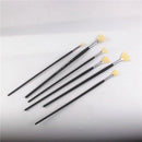6Pcs/Set,Oil Painting Brush Bristle Hair Artist Painting Art Supplies Brush R1E7
