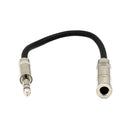 6.35mm 1/4 inch Male to 6.35mm 1/4 inch Female Audio Jack Adapter