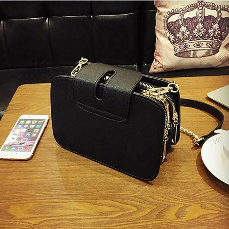 Spring New Fashion Women Shoulder Bag Chain Strap Flap Designer Handbags Cl Y1N8