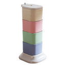 4Pcs Spice Jar Seasonings Containers Flavor Condiments Storage Box With Hol