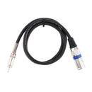2pcs Phono RCA to XLR Adapter Plug Microphone Audio Converter Cable