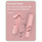 F7 Wireless Bluetooth TWS In-Ear Earphone w/Handheld Fan Power Bank (Pink) A