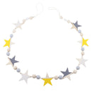 Wooden Star Garland Bunting Hanging Banner Baby Children's Room Decor