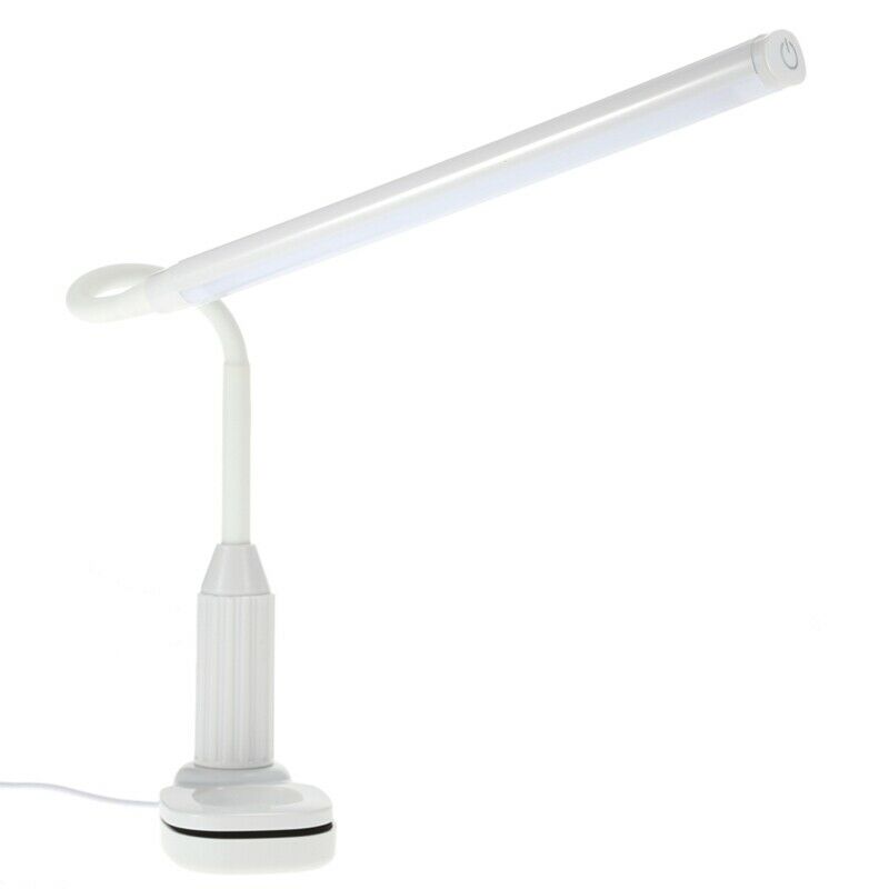 5W 24 Leds Eye Protect Clamp Clip Light Table Lamp Stepless Dimmable Bendab V3H8