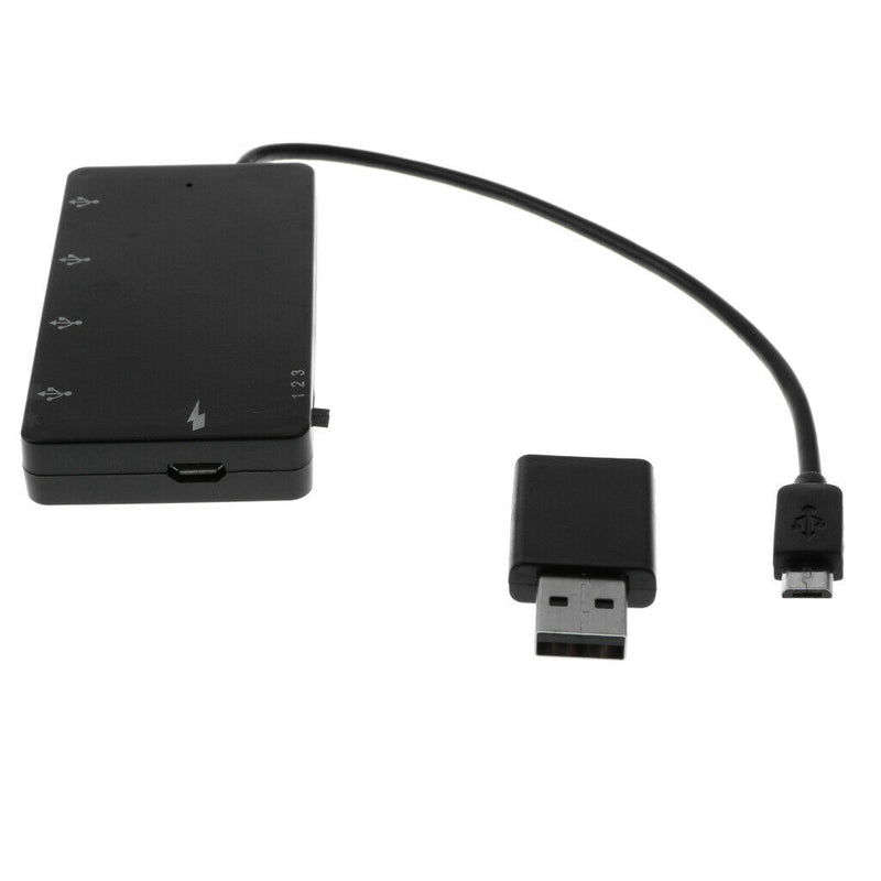 4 In 1 Micro USB OTG Hub Extension Adapter Charging Cable For Phone Tablet