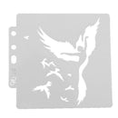 Hollow Wings Dancer Painting Template DIY Cake Coffee Spray Mold Stencil
