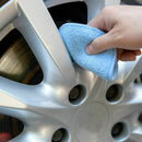 Wax Hand Polish Microfiber Applicator Pad for Automotive Car, Blue (24 Pack