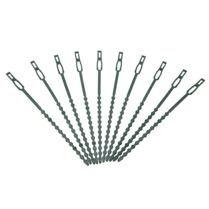 50pcs/lot Adjustable Plastic Plant Cable Ties Reusable Cable Ties for Garde
