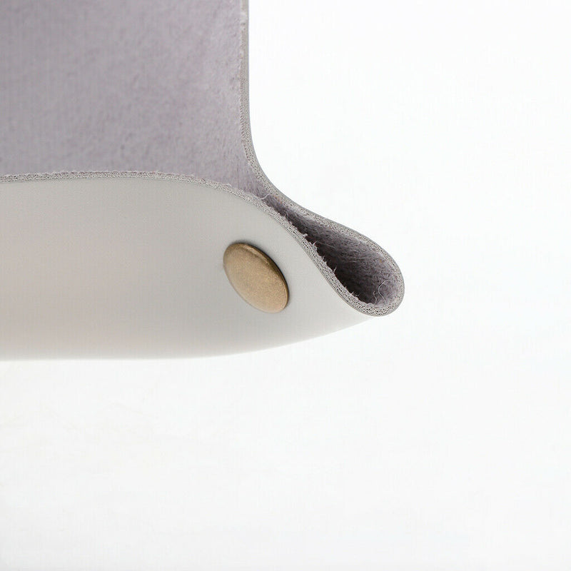 Leather Jewelery Holder Tray Storage Tray Box for Key Phone Coin Watches G