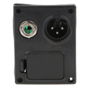 9V Guitar Bass EQ Pickup Battery Box Case w/ Contact Clip Jack Circuit Black