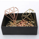 70Pcs Cartoon Shape Bookmark Metal Binder Paper Clips Clamp School Stationery