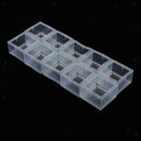 10x Square Furniture Leg Covers No-slip Chair Leg Caps Floor Protectors Clear