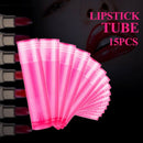 15pcs Rose red Lipstick Empty Tube Wax Tube Lipstick DIY Lipstick Tube Cosmet W3