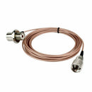 Pink 5 meter coaxial cable UHF / PL-259 for men YAESU for ICOM KENWOOD mobi H9Y2