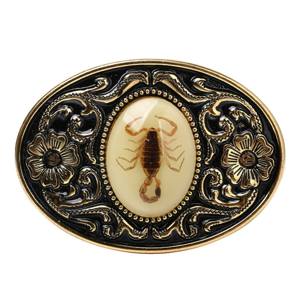 Western Belt Buckle Classic Metal Belt Buckle for Men Women